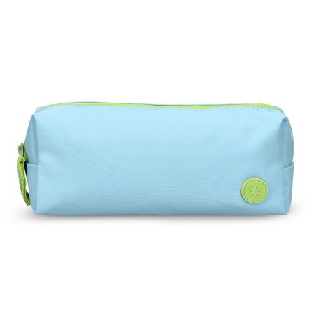 Estuche portatodo antartik basic pack 1 compartimento turquesa compañero mochila 80x55x210 mm