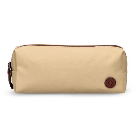 Estuche portatodo antartik basic pack 1 compartimento beige compañero mochila 80x55x210 mm