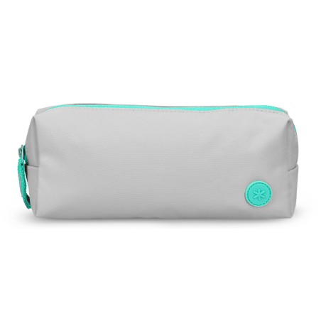 Estuche portatodo antartik basic pack 1 compartimento gris compañero mochila 80x55x210 mm