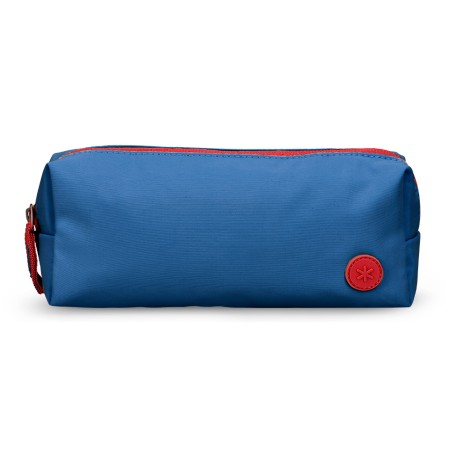 Estuche portatodo antartik basic pack 1 compartimento azul marino compañero mochila 80x55x210 mm