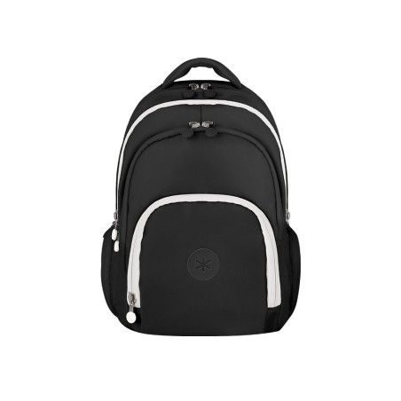 Mochila antartik fusion flex multibolsillo negro 19l 450x180x300 mm