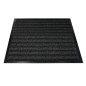 Alfombra para suelo q-connect premium para interiores antideslizante fibra polipropileno y fieltro gris 90x150 cm Alfombra para suelo q-connect premium para interiores antideslizante fibra polipropileno y fieltro gris 90x150 cm
