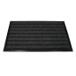 Alfombra para suelo q-connect premium para interiores antideslizante fibra polipropileno y fieltro gris 90x60 cm Alfombra para suelo q-connect premium para interiores antideslizante fibra polipropileno y fieltro gris 90x60 cm