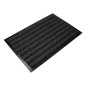 Alfombra para suelo q-connect premium para interiores antideslizante fibra polipropileno y fieltro gris 90x60 cm Alfombra para suelo q-connect premium para interiores antideslizante fibra polipropileno y fieltro gris 90x60 cm