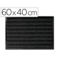 Alfombra para suelo q-connect premium para interiores antideslizante fibra polipropileno y fieltro gris 60x40 cm Alfombra para suelo q-connect premium para interiores antideslizante fibra polipropileno y fieltro gris 60x40 cm
