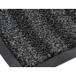 Alfombra para suelo q-connect premium para interiores antideslizante fibra polipropileno y fieltro gris 60x40 cm Alfombra para suelo q-connect premium para interiores antideslizante fibra polipropileno y fieltro gris 60x40 cm