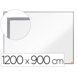 Pizarra blanca nobo essence acero vitrificado magnetica 1200x900 mm