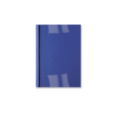 Carpeta termica ibileather gbc 1,5 mm color azul caja de 100 unidades
