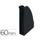 Revistero leitz recycle plastico lomo 60 mm negro 78x308x278 mm