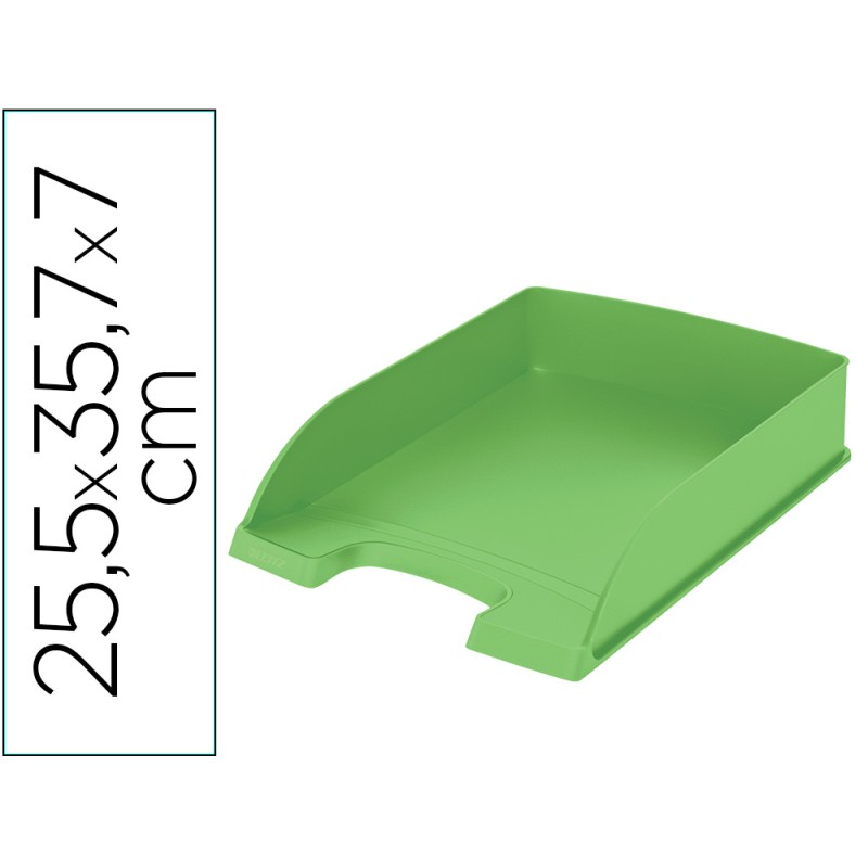 Bandeja sobremesa plastico leitz recycle verde 255x357x70 mm