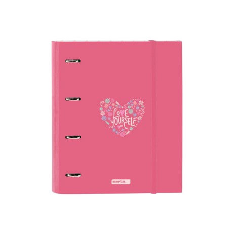 Carpeta con recambio safta din a4 cuadro 5 mm con goma y 5 separadores safta feeling