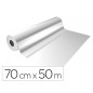 Papel de regalo basika polipropileno transparente bobina ancho 70 cm longitud 50 m