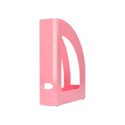 Revistero plastico q-connect color rosa pastel 320x250x80 mm