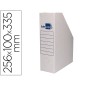 Revistero liderpapel ecouse carton 100% reciclado color blanco 256x100x335 mm