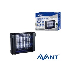 Mata insectos electrico avant 12w 2 tubos luz ultravioleta 260x90x320 mm
