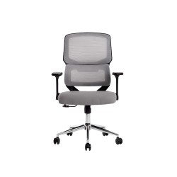 Silla q-connect oficina lucca malla base metalica alt max 1090 anc 700 prof 650 ruedas premium color negro gris