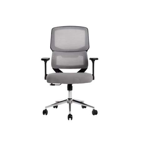 Silla q-connect oficina lucca malla base metalica alt max 1090 anc 700 prof 650 ruedas premium color negro gris