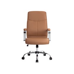 Silla q-connect direccion mode na simil piel base metalica alt max 1220 anc 510 prof 490 mm ruedas premium color crema