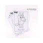 Set de papeleria coloreable bluey