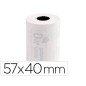 20 Unidades - Rollo sumadora exacompta termico para tpv 57 mm x 40 mm 55 g/m2 fsc sin bisfenol a ni plastico