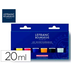 Pintura acrilica l&b bote de 80 ml caja de 5 unidades colores surtidos