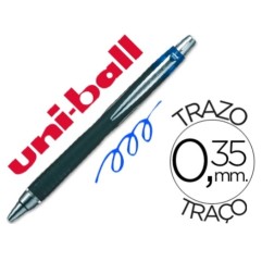 Boligrafo uni-ball jetstream sxn-210 retractil tinta hibrida color azul