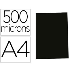 Tapa de encuadernacion gbg polipropileno polycover opaca 500 mc din a4 color negro pack de 100 unidades