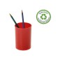 Cubilete portalapices archivo 2000 rojo opaco plastico 100% reciclado diametro 75 mm alto 105 mm Cubilete portalapices archivo 2000 rojo opaco plastico 100% reciclado diametro 75 mm alto 105 mm