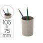 Cubilete portalapices archivo 2000 gris opaco plastico 100% reciclado diametro 75 mm alto 105 mm Cubilete portalapices archivo 2000 gris opaco plastico 100% reciclado diametro 75 mm alto 105 mm