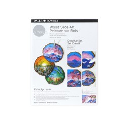 Set de pintura daler rowney simply creativo pintura madera