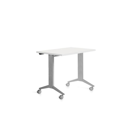Mesa rocada 2000fd04 con tablero abatible color gris/blanco 120x60 cm