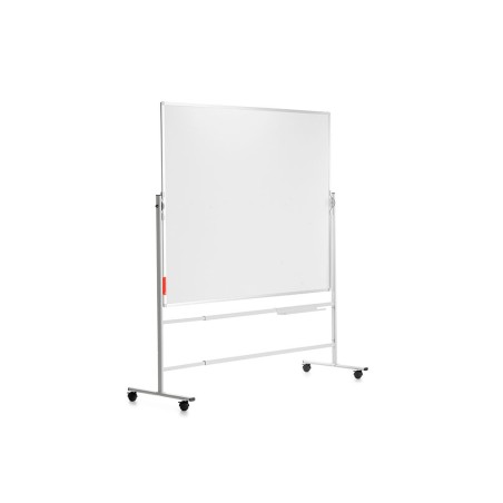 Pizarra blanca rocada volteable doble cara magnetica acero lacado 180x120 cm