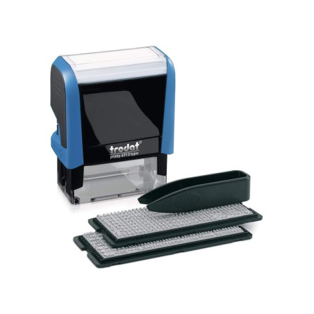 Sello automatico trodat imprentilla 5 lineas tipo 3mm /4 mm 58x22 cm