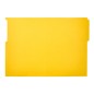 50 Unidades - Subcarpeta cartulina liderpapel folio pestaña izquierda 240g/m2 amarillo