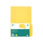 50 Unidades - Subcarpeta cartulina liderpapel folio pestaña derecha 240g/m2 amarillo