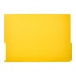 50 Unidades - Subcarpeta cartulina liderpapel folio pestaña derecha 240g/m2 amarillo