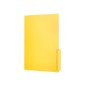 50 Unidades - Subcarpeta cartulina liderpapel folio pestaña derecha 240g/m2 amarillo