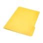 50 Unidades - Subcarpeta cartulina liderpapel folio pestaña derecha 240g/m2 amarillo