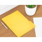 50 Unidades - Subcarpeta cartulina liderpapel folio pestaña derecha 240g/m2 amarillo