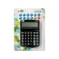 Calculadora liderpapel sobremesa xf40 12 digitos dos lineas solar y pilas negro 175x120x30 mm 40% reciclada