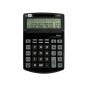 Calculadora liderpapel sobremesa xf40 12 digitos dos lineas solar y pilas negro 175x120x30 mm 40% reciclada