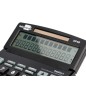 Calculadora liderpapel sobremesa xf40 12 digitos dos lineas solar y pilas negro 175x120x30 mm 40% reciclada