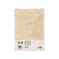 Papel pergamino liderpapel din a4 con bordes 180 gr color crema paquete de 50 hojas