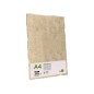 Papel pergamino liderpapel din a4 con bordes 180 gr color crema paquete de 50 hojas