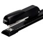 Grapadora rapid e15 metalica brazo largo capacidad 20 hojas usa grapas 24/6 y 26/26 color negro