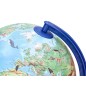 Globo terraqueo liderpapel con luz fisico y politico con animales diametro 20 cm Globo terraqueo liderpapel con luz fisico y politico con animales diametro 20 cm