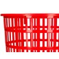Papelera plastico q-connect 15 litros rejilla color rojo 285x290 mm Papelera plastico q-connect 15 litros rejilla color rojo 285x290 mm