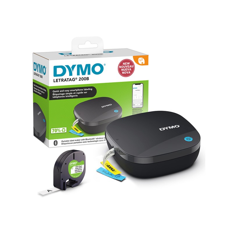 Rotuladora dymo letratag lt-200b bluetooth