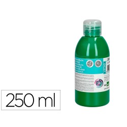 Pintura acrilica liderpapel bote de 250 ml verde oscuro