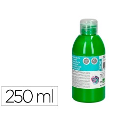 Pintura acrilica liderpapel bote de 250 ml verde